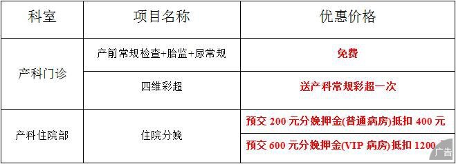 5月“感恩日”，罗岗医院产科优惠活动开启